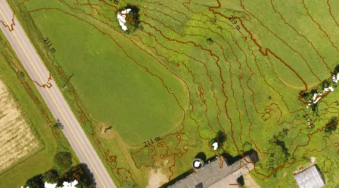 Global Mapper Pro can generate contour lines from gridded terrain or point cloud data.